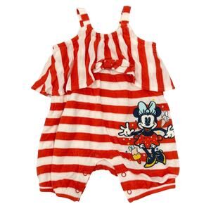 DISNEY BABY Minnie Mouse Girls One-Piece Romper 3-6M (1437)